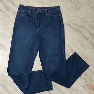 Dark Wash Mom Jeans (LONG)